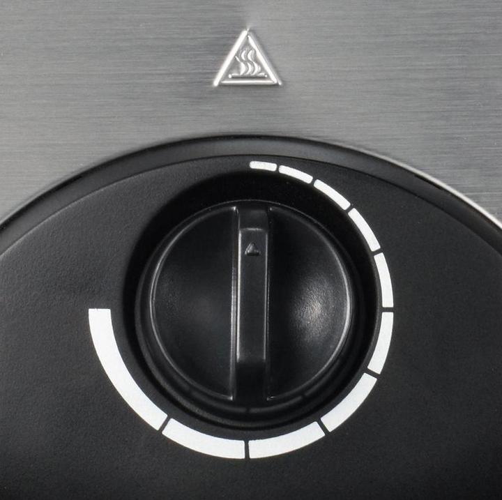 Image du produit Severin 2103 Acier inoxydable brossé-noir, 1300 W, forme de coeur, nombre de galettes 5