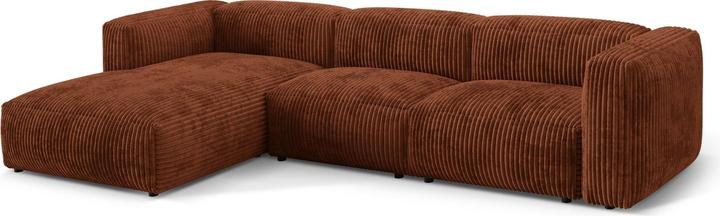 Image du produit Micadoni Canapé D'Angle Gauche Modulaire, "Martina", 3 Places, 332x176x75 Fabriqué en Europe (Canapé d'angle)