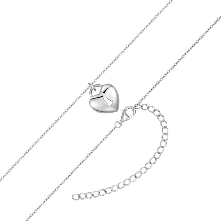 Immagine prodotto Rafaela Donata Damen Halskette Herz mit Schlüsselloch - 37576 (Argento)
