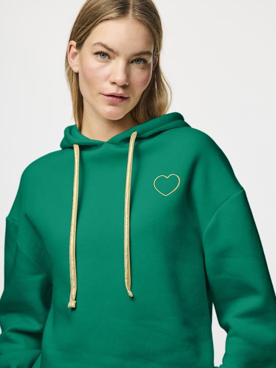 Actual product image Pieces Pcchilli Ls Heart Hoodie Noos Bc (L)