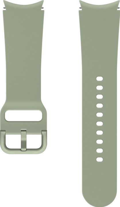 Actual product image Samsung Sport Band 20mm S/M olive green (20 mm, Fluoroelastomer, Galaxy Watch, Galaxy Watch 4)