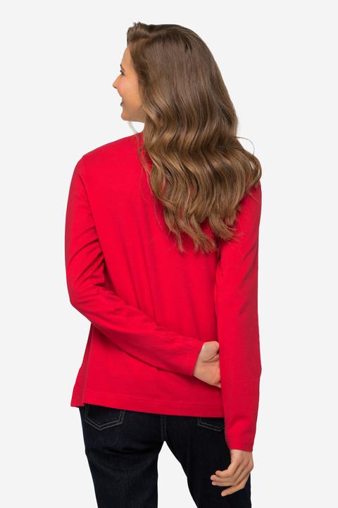 Produktbild Laurasøn Longsleeve, Statement Stickerei, Rundhals, Langarm (XL)