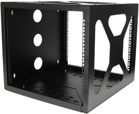 Produktbild StarTech 8HE 19 Zoll Wandgehäuse Rack - 8U Rackrahmen zur Wandmontage - Schwarz - Metall (19 Zoll Rack)