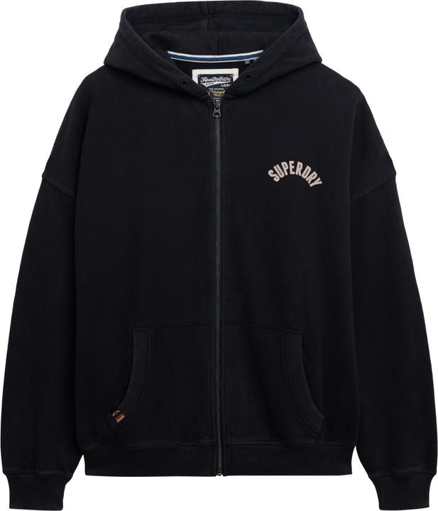 Actual product image Superdry Athletic Essentials Oversized Zip Hoodie (XS)