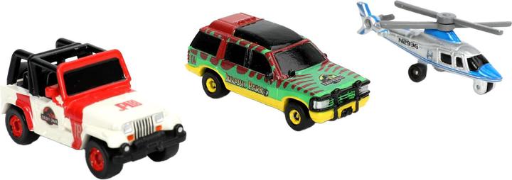 Actual product image Jada Jurassic Park 3-Pack A Nano Cars