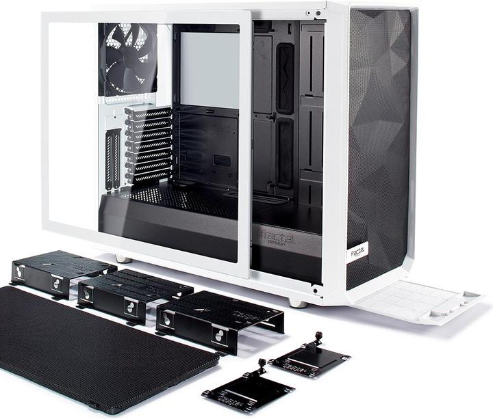 Produktbild Fractal Meshify S2 White - TG (ATX, mATX, Mini-ITX, E-ATX)