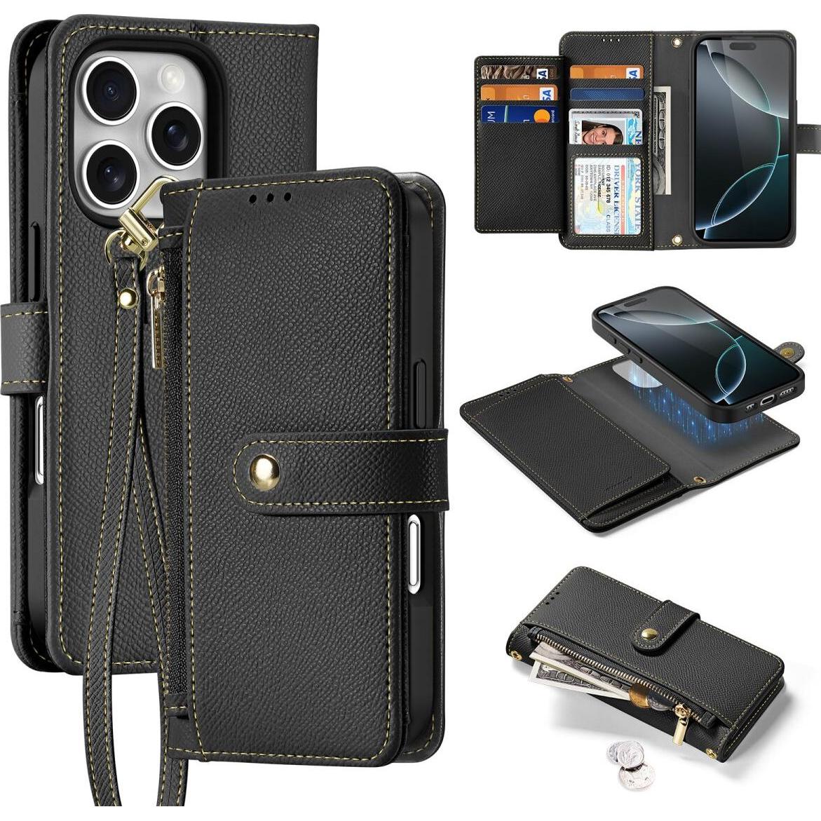 Dux Ducis Lawa Series (Apple iPhone 16 Pro Max), Smartphone Hülle, Schwarz