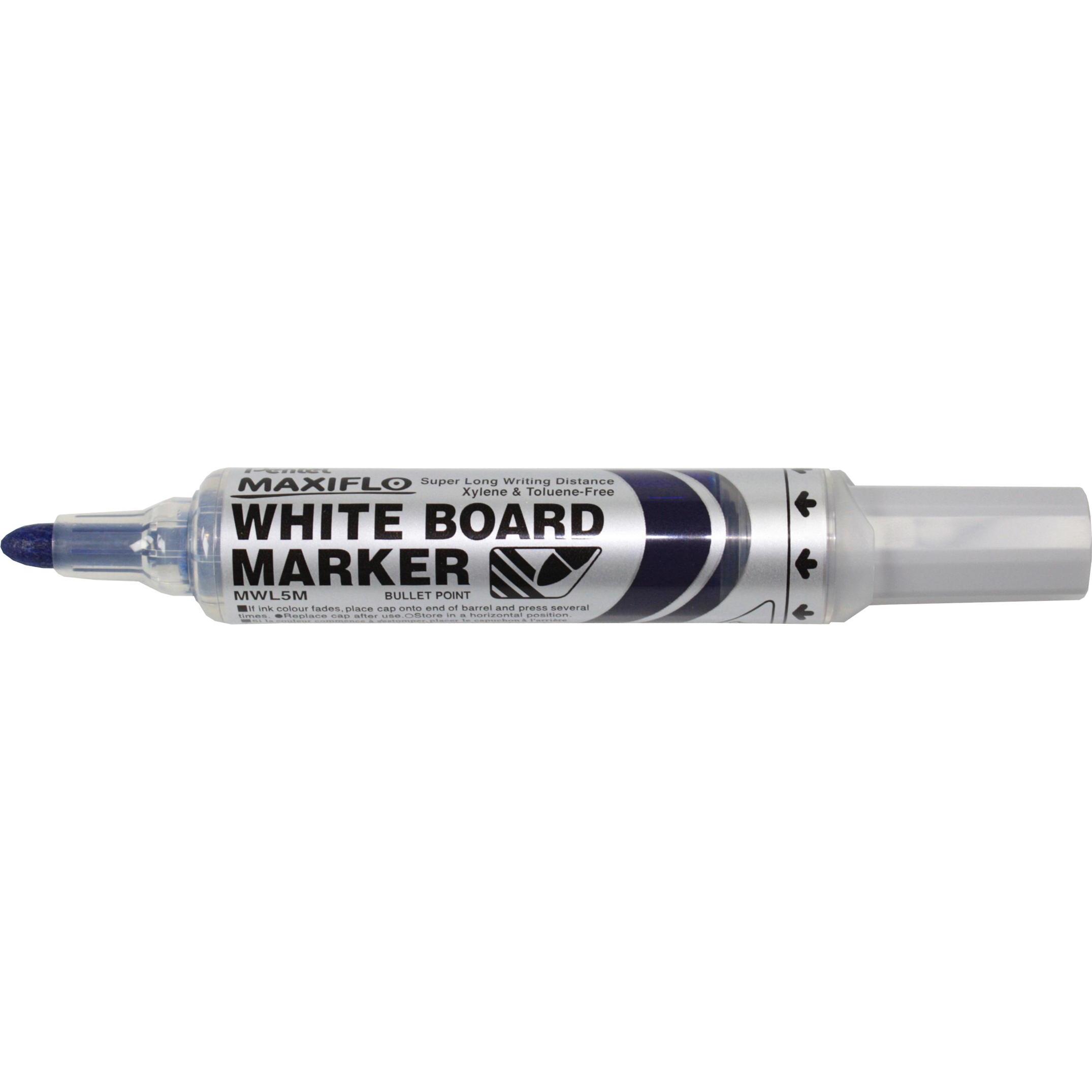 Pentel, Marker, Whiteboard Marker Maxiflo MWL5M (Blau, 6 mm, 1 x)