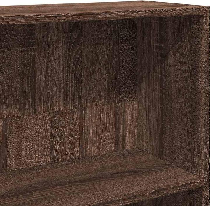 Actual product image VidaXL Bücherregal Bücherschrank Standregal Raumteiler Braun Eichen-Optik (80 x 30 x 189 cm)