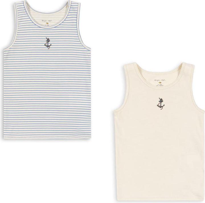 Immagine prodotto Konges Slojd 2Pack Basic Tanktop Stripe Provence (98)