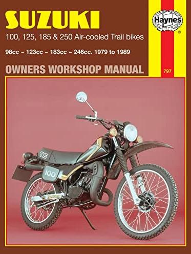 Suzuki 100, 125, 185 & 250 Air-Cooled Trail Bikes (79 - 89) (Englisch, Haynes Publishing, 1988)