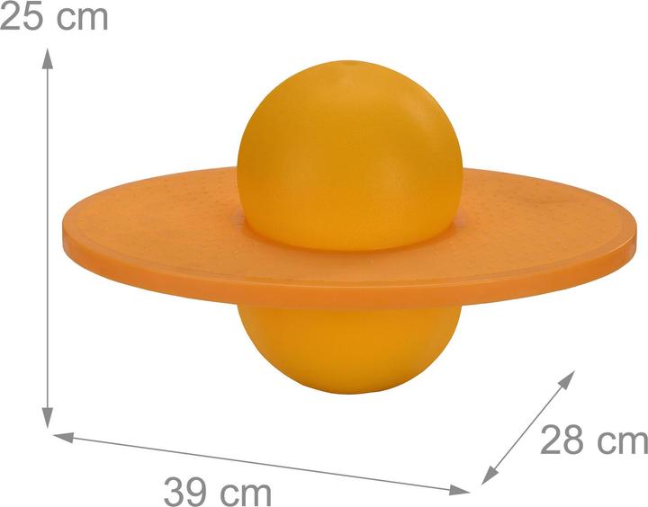 Image du produit Relaxdays - Pogo Ball für Kinder bis 100 kg, Gelb