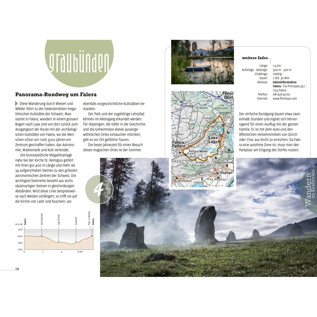 Thumbnail - Wandern zu Kraftorten Erlebnis Schweiz, Ratgeber von Hallwag Kümmerly+Frey AG
