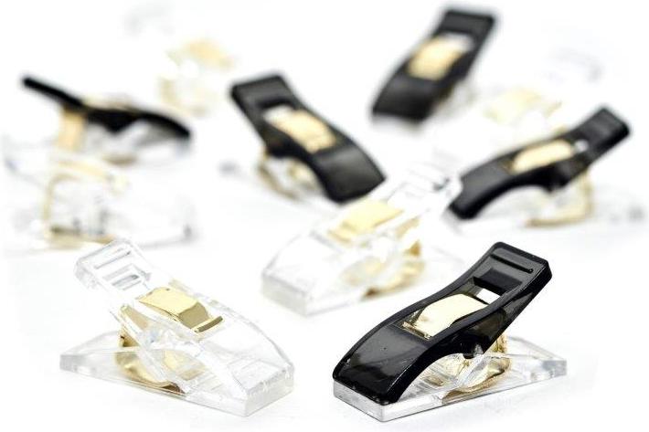 Actual product image Hemline Gold Fabric clips