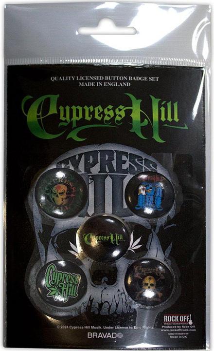 Actual product image Cypress Hill Logos Badge (Pack of 5)