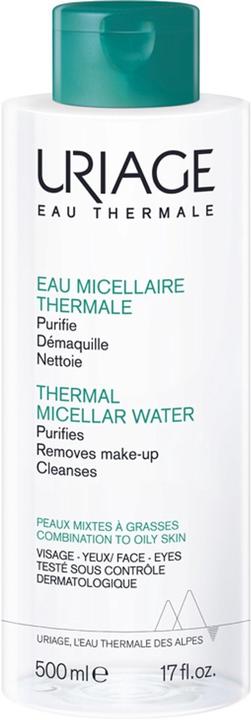 Uriage Eau Thermale Thermal Micellar Water Purifies Micellar Water Unisex 500 ml (Reinigungstücher Gesicht, 500 ml)