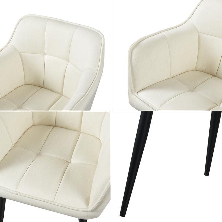 Produktbild En.Casa Esszimmerstuhl Birmingham Beige