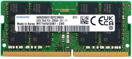 Odroid RAM Samsung DDR4 PC4-25600 SO-DIMM (H3/H3+) - 32GB (1 x 32GB, DDR4-RAM, SO-DIMM)