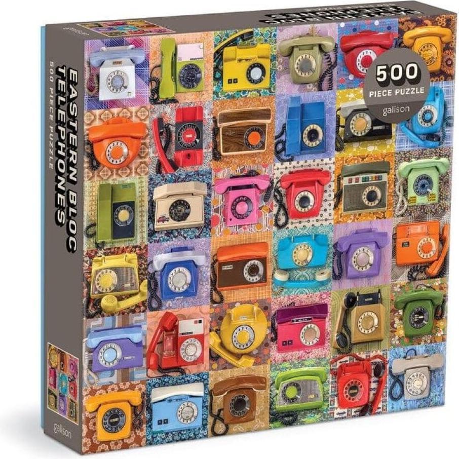 Abrams & Chronicle Eastern Bloc Telephones 500 Piece Puzzle (500 Teile)