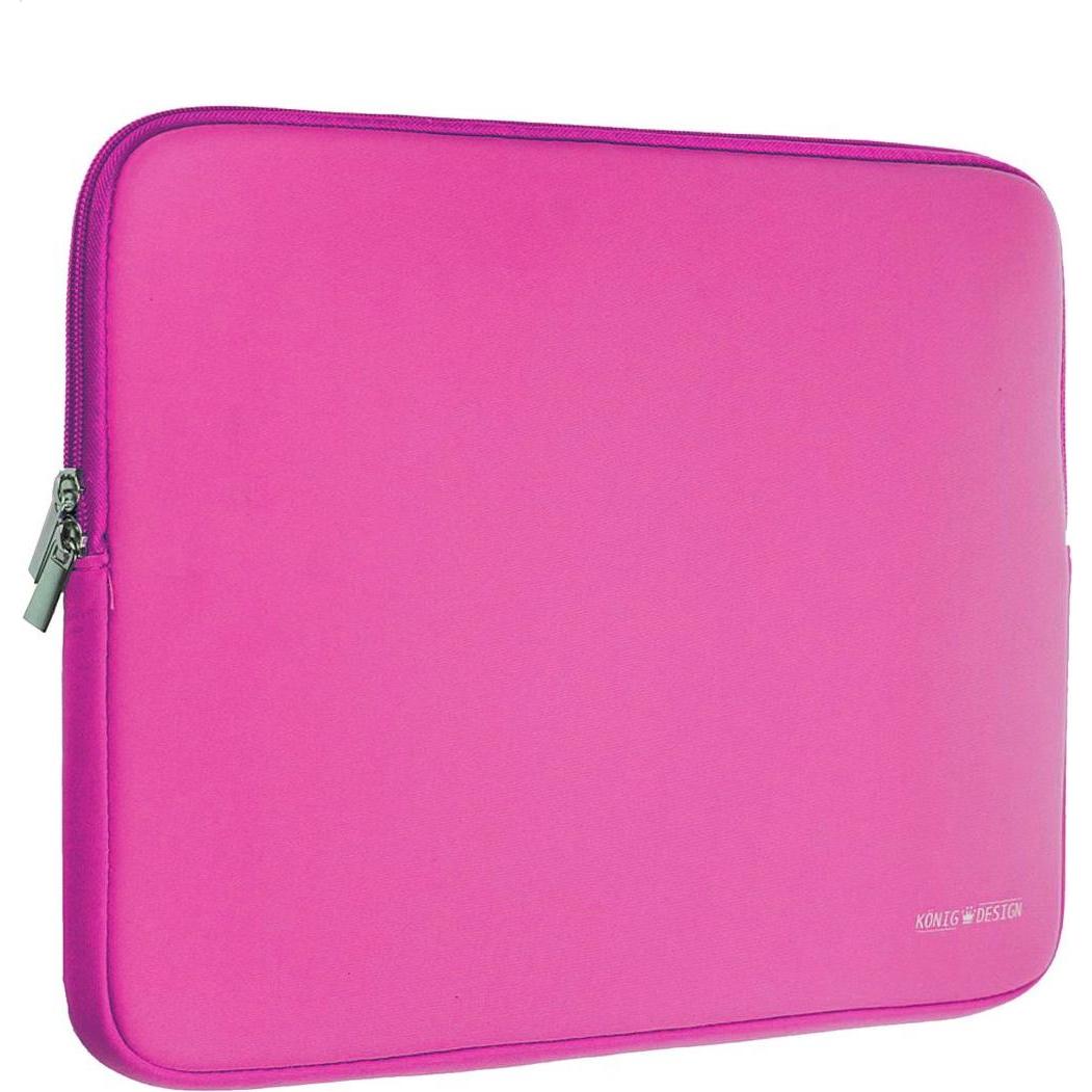 König Design Universal Notebooktasche 13 17 Zoll Tasche Hülle Laptop Notebook Case Cover (17"), Notebooktasche, Pink