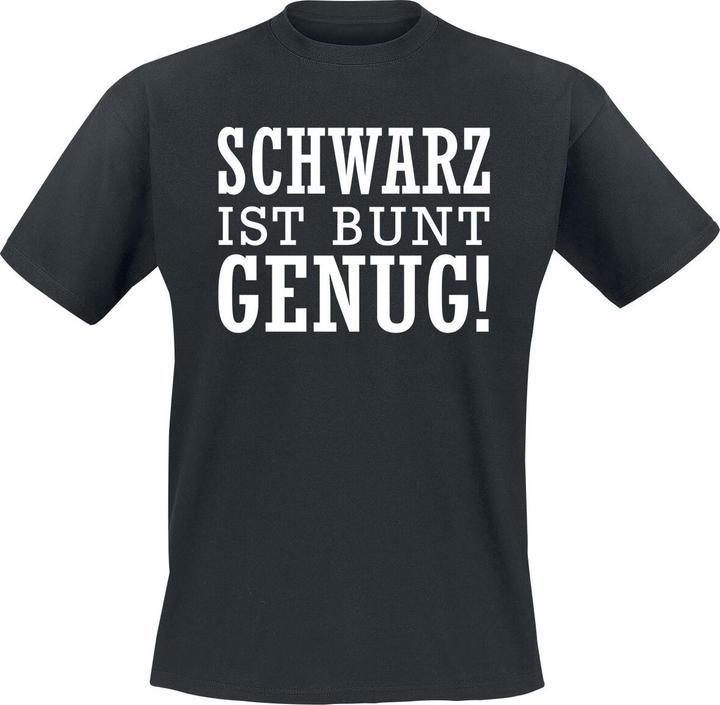 Produktbild Gaming-Sprüche Schwarz ist bunt genug (M)