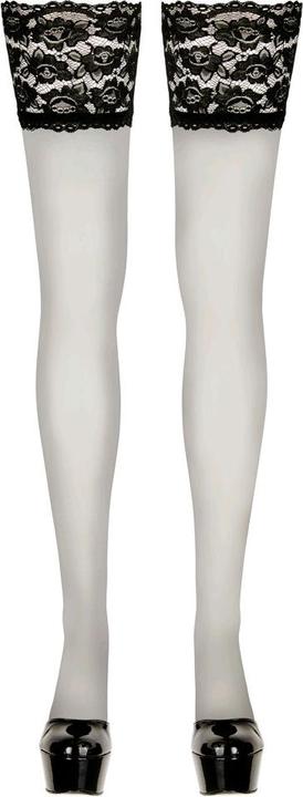 Produktbild Cottelli Collection Strümpfe mit breiter Blütenspitze (M)