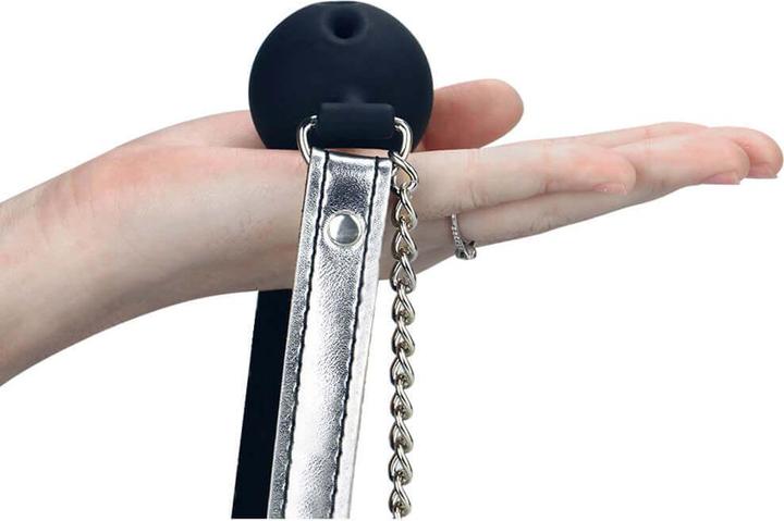 Immagine prodotto Lovetoy Bondage Fetish Bavaglio a sfera con pinza per capezzoli
