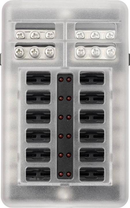 Produktbild Tru Components SICHERUNGS BOX 12-tlg TC-13473380 5 A, 10 A, 15 A, 20 A (20 A)
