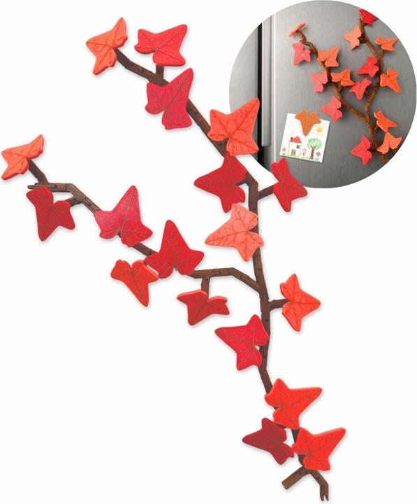 Produktbild Hermex 23-tlg. 3D Efeu-Kühlschrankmagnet-Set Magnet Efeuranken-Deko (23x)