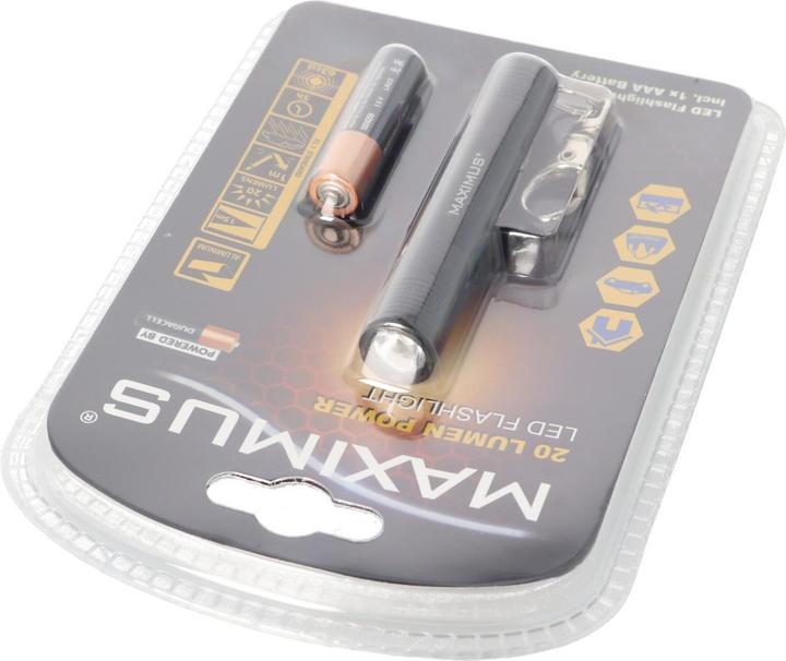 Actual product image Steffen MAXIMUS Flashlight M-FL-003-DU (14 cm, 20 lm)