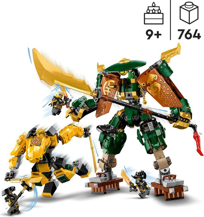 Produktbild LEGO Lloyds und Arins Training-Mechs (71794, LEGO Ninjago)