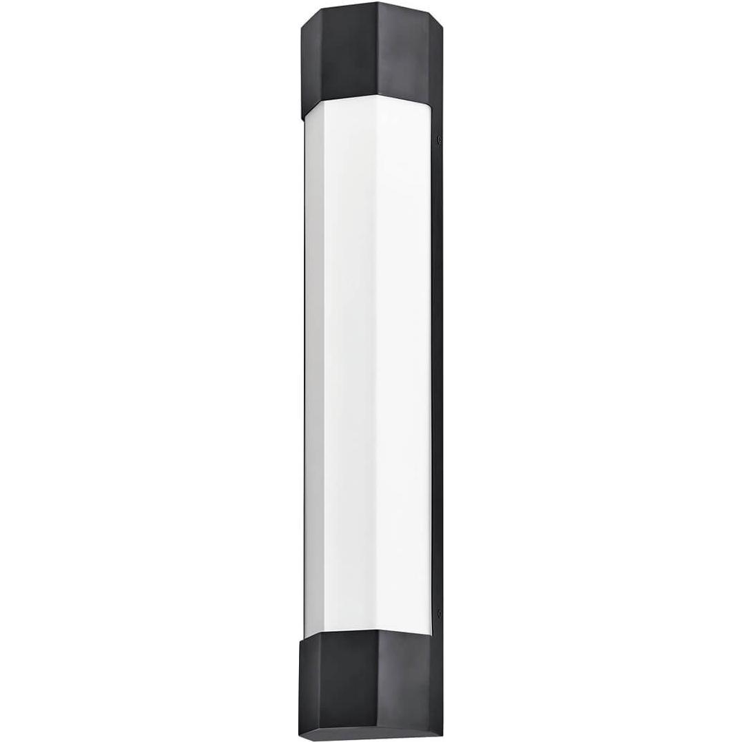 Elstead Lighting, Applique + Plafoniera, Elstead Facet LED Wandleuchte Mattes Schwarz IP44