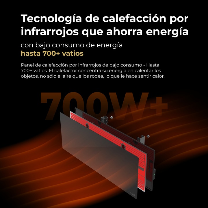 Actual product image Aeno Premium Eco Smart GH2S infrared radiant heater (700 W)
