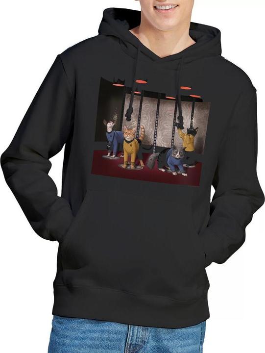 Actual product image Mens Beam Meow Up Hoodie (M)
