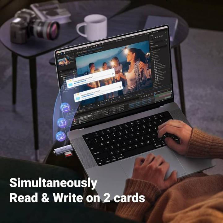 Image du produit Ugreen Lecteur de cartes 2en1 (USB-C)