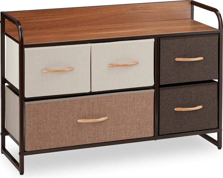 Immagine prodotto Relaxdays Schubladenschrank (87,5 x 31,5 x 58 cm)