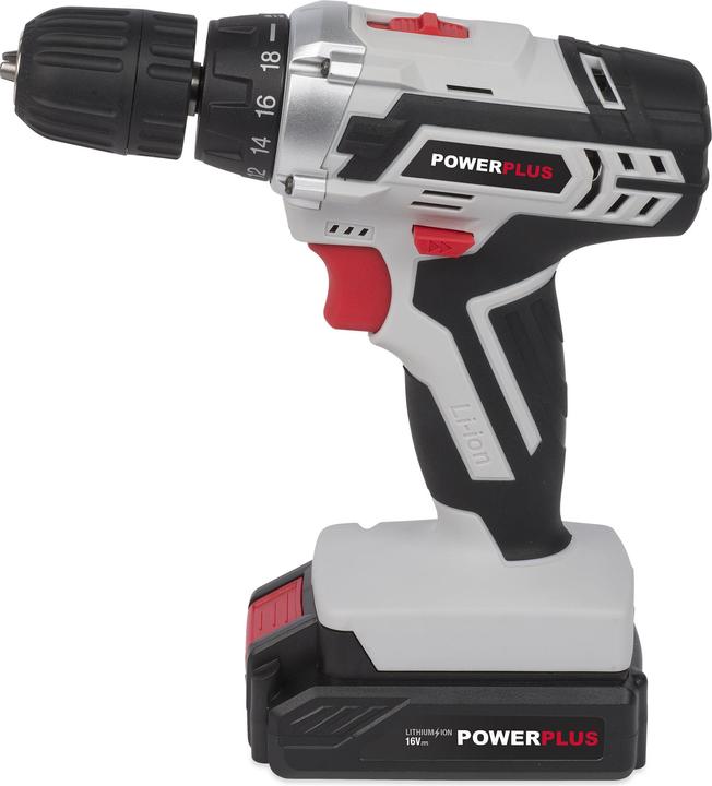 Produktbild Powerplus Bohrschrauber 16V - inkl. Akku 16V 1.3Ah und Ladegerät