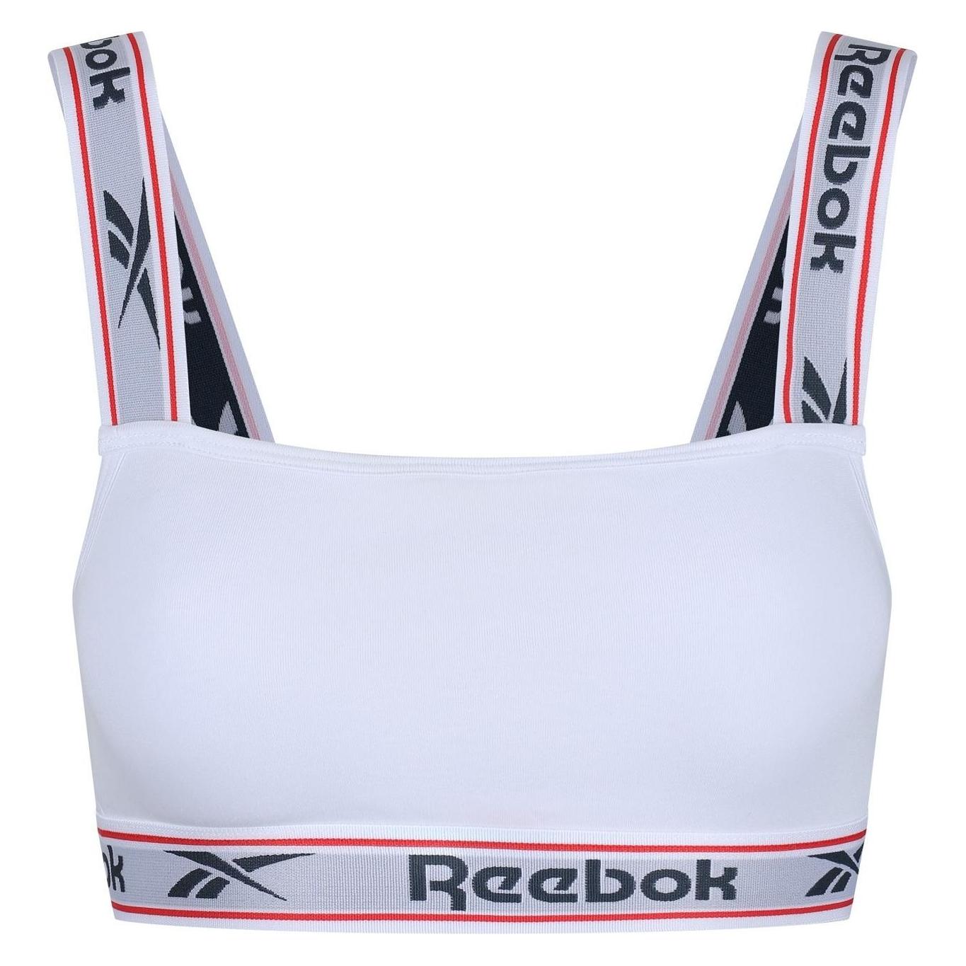 Reebok, BHs, Crop Top, Weiss, (Einzelpack, S)