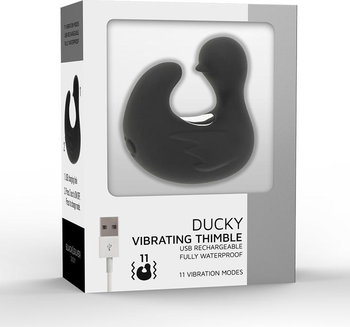 Actual product image Black&Silver Duckymania Vibrator Black