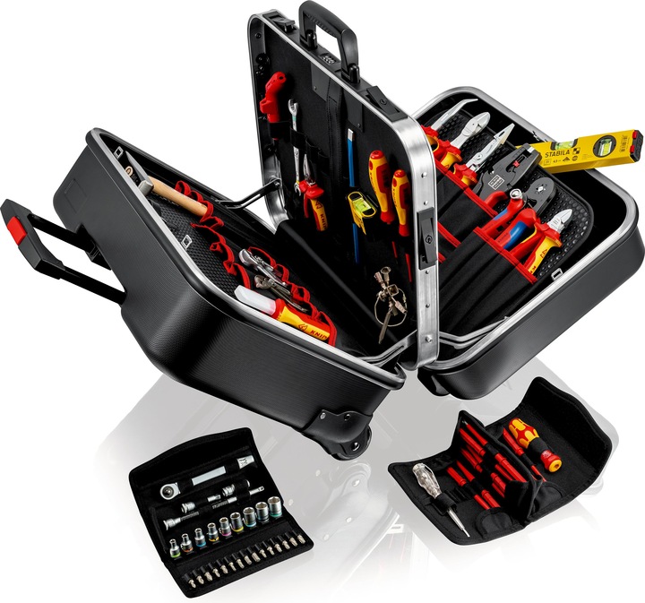 Knipex Mallette à outils BIG Twin Move Électro (63 pièces)