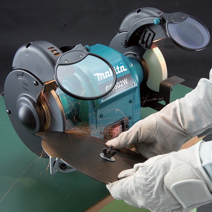Actual product image Makita GB801 (Bench grinder, 550 W)