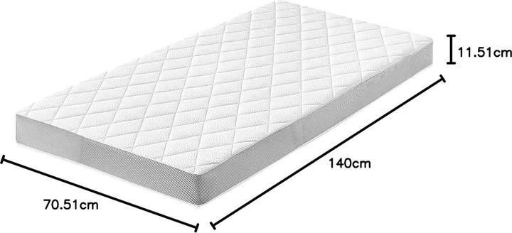 Produktbild Julius Zöllner DR. LÜBBE Babymatratze, Softbox (140x70 cm)