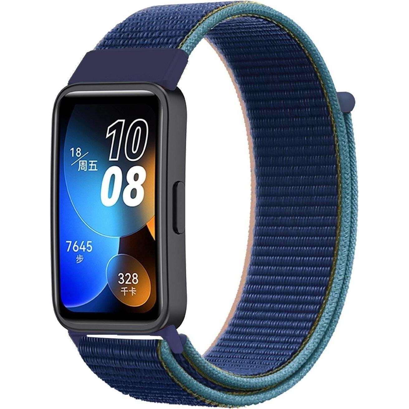 Strap-it Armband (Nylon), Uhrenarmband, Blau