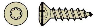 Actual product image Wico Chipboard screws FN 487 (1000 Screws per piece)