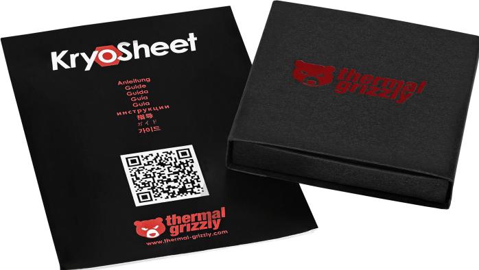 Image du produit Thermal Grizzly KryoSheet - Tampon thermique - 25 x 25 mm (0.20 mm)