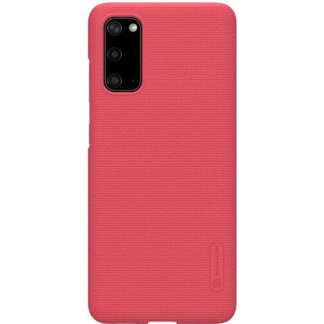 Nillkin Super Frosted Shield Series (Samsung Galaxy S20+), Smartphone Hülle, Rot
