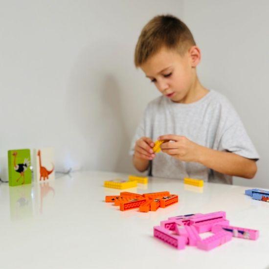 Actual product image Q-Bricks Building blocks KINDERGARTEN House mix