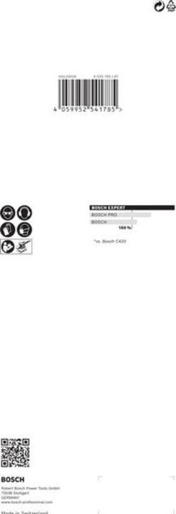 Actual product image Bosch Professional Zubehör Expert C470 Sandpaper without holes for orbital sander, 93 x 230 mm, G 40, 10 pcs. (40)