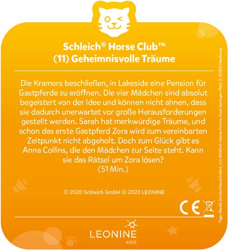 Produktbild Tigermedia Tigercard- Schleich Horse Club (11): Geheimnisvolle Träume (Deutsch)