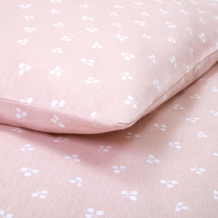 Productafbeelding Julius Zöllner Jersey beddengoed - 80/80+35/40 - Leafy (80 x 80 cm, 100 x 135 cm)